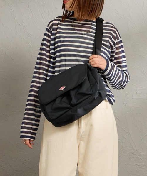 DANTON（ダントン）の「[DANTON/ダントン] OBERKAMPF キャンバス ショルダーバッグ（ショルダーバッグ・レディース・ベージュ/ブラック・ONE SIZE）」の22枚目の写真