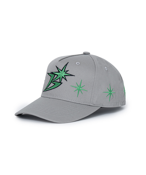 BOTT(ボット)の「BoTT / ボット B Logo Sparkle Structured 5-Panel(キャップ・メンズ・チャコールグレー/ライトブルー/ブラック・FREE)」の2枚目の写真