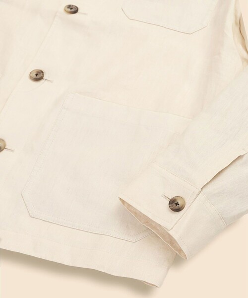 BROOKS BROTHERS（ブルックスブラザーズ）の「リネン　チョアジャケット（カバーオール・メンズ・レッド・LARGE/MEDIUM）」の3枚目の写真