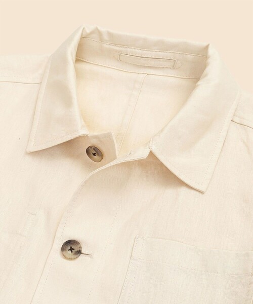 BROOKS BROTHERS（ブルックスブラザーズ）の「リネン　チョアジャケット（カバーオール・メンズ・レッド・LARGE/MEDIUM）」の4枚目の写真