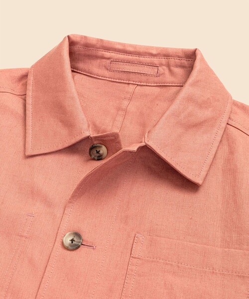 BROOKS BROTHERS（ブルックスブラザーズ）の「リネン　チョアジャケット（カバーオール・メンズ・レッド・LARGE/MEDIUM）」の9枚目の写真