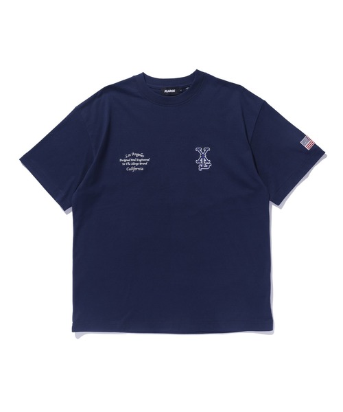 XLARGE(エクストララージ)の「LA VARSITY S/S TEE(Tシャツ/カットソー・メンズ・ブラック/ホワイト/ネイビー・S/M/L/XL)」の3枚目の写真