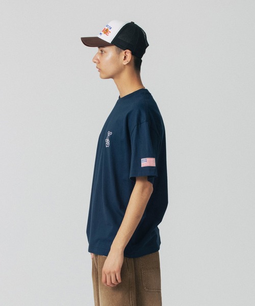 XLARGE(エクストララージ)の「LA VARSITY S/S TEE(Tシャツ/カットソー・メンズ・ブラック/ホワイト/ネイビー・S/M/L/XL)」の7枚目の写真