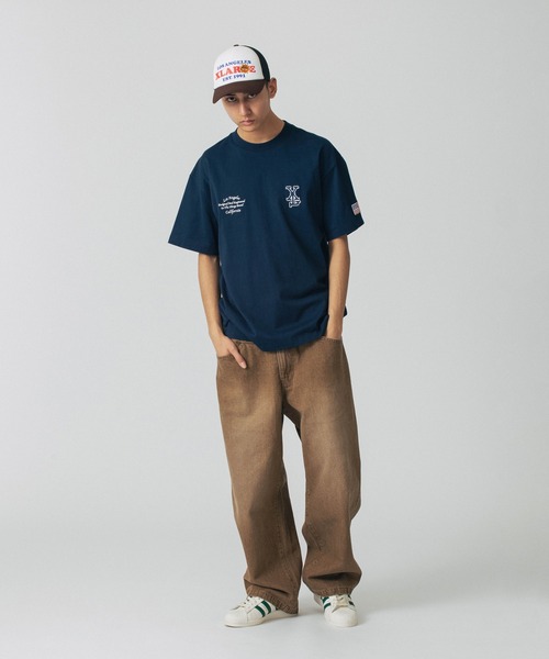 XLARGE(エクストララージ)の「LA VARSITY S/S TEE(Tシャツ/カットソー・メンズ・ブラック/ホワイト/ネイビー・S/M/L/XL)」の9枚目の写真