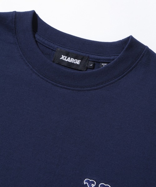 XLARGE(エクストララージ)の「LA VARSITY S/S TEE(Tシャツ/カットソー・メンズ・ブラック/ホワイト/ネイビー・S/M/L/XL)」の14枚目の写真