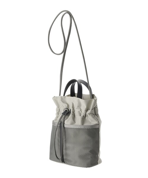 HIROKO HAYASHI（ヒロコハヤシ）の「LUINI AGILE（ルイーニ アジレ）ショルダーバッグ（ショルダーバッグ・レディース・グレー系その他5/ブラック・00）」の10枚目の写真