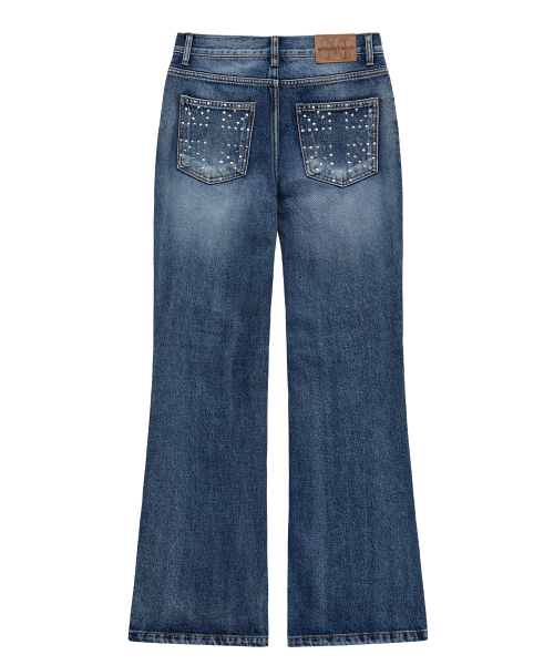 Midnight Move(ミッドナイトムーブ)の「england boots cut (blue)(デニムパンツ・レディース・その他・SMALL/MEDIUM)」の19枚目の写真