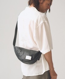 mko13439-water repellent leather mini shoulder bag ミニサイズショルダーバッグ(AP2619001)