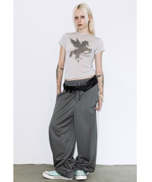FANCY CLUB(ファンシークラブ)の「A'GEM/9 × .kom 『FANCY CLUB/ファンシークラブ』 SHADOW PEGASUS TEE/シャドウペガサスTシャツ(Tシャツ/カットソー・レディース・ライトブルー/グレー・FREE)」の4枚目の写真