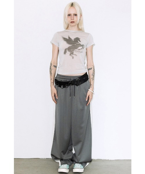 FANCY CLUB(ファンシークラブ)の「A'GEM/9 × .kom 『FANCY CLUB/ファンシークラブ』 SHADOW PEGASUS TEE/シャドウペガサスTシャツ(Tシャツ/カットソー・レディース・ライトブルー/グレー・FREE)」の5枚目の写真