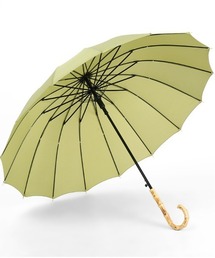 ARCADE（アーケード）の「丈夫な16骨  洒落た 竹ハンドル 長傘 バンブー(竹) 傘 雨傘 日傘 晴雨兼用（長傘）」