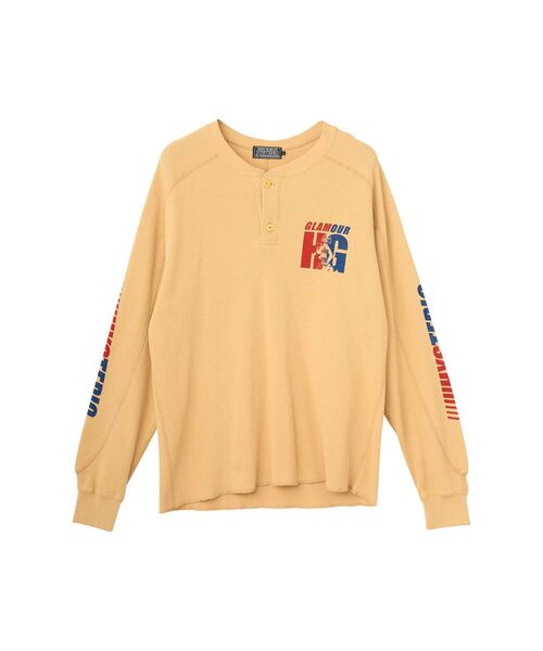 HYSTERIC GLAMOUR(ヒステリックグラマー)の「GUITAR GIRL HG ヘンリーネックスウェット(Tシャツ/カットソー・メンズ・ブラック/イエロー/ホワイト・X-LARGE/LARGE/MEDIUM/SMALL)」の3枚目の写真