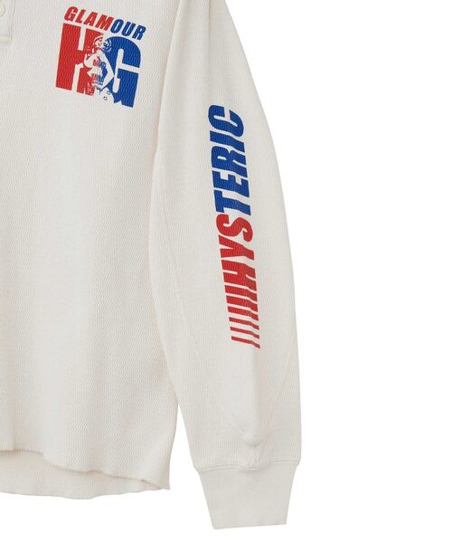 HYSTERIC GLAMOUR(ヒステリックグラマー)の「GUITAR GIRL HG ヘンリーネックスウェット(Tシャツ/カットソー・メンズ・ブラック/イエロー/ホワイト・X-LARGE/LARGE/MEDIUM/SMALL)」の6枚目の写真