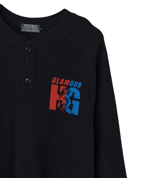 HYSTERIC GLAMOUR(ヒステリックグラマー)の「GUITAR GIRL HG ヘンリーネックスウェット(Tシャツ/カットソー・メンズ・ブラック/イエロー/ホワイト・X-LARGE/LARGE/MEDIUM/SMALL)」の11枚目の写真