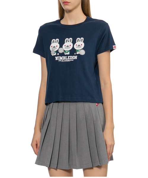 A BATHING APE(アベイシングエイプ)の「BABY DOPPY PRINTED TEE #2(Tシャツ/カットソー・レディース・ホワイト/ネイビー・SMALL/X-SMALL)」の6枚目の写真