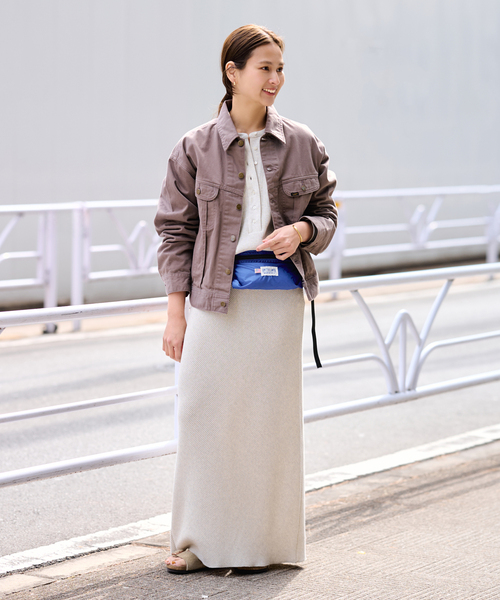 FRAMeWORK(フレームワーク)の「BATTLE LAKE 別注RIP STOP NYLON ウエストBAG(ショルダーバッグ・レディース・ブルー系その他/ライトグレー・FREE)」の5枚目の写真