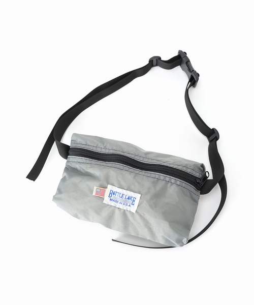 FRAMeWORK(フレームワーク)の「BATTLE LAKE 別注RIP STOP NYLON ウエストBAG(ショルダーバッグ・レディース・ブルー系その他/ライトグレー・FREE)」の14枚目の写真