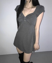 THEAIRTOWN（ジエアタウン）の「merry dot mini ops（ワンピース）」