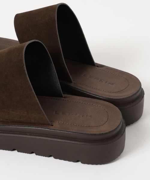 LEPSIM（レプシィム）の「メタルスライドサンダル　638914（サンダル・レディース・ダークブラウン/ブラック・LARGE/MEDIUM）」の9枚目の写真