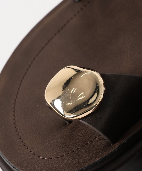 LEPSIM（レプシィム）の「メタルスライドサンダル　638914（サンダル・レディース・ダークブラウン/ブラック・LARGE/MEDIUM）」の11枚目の写真