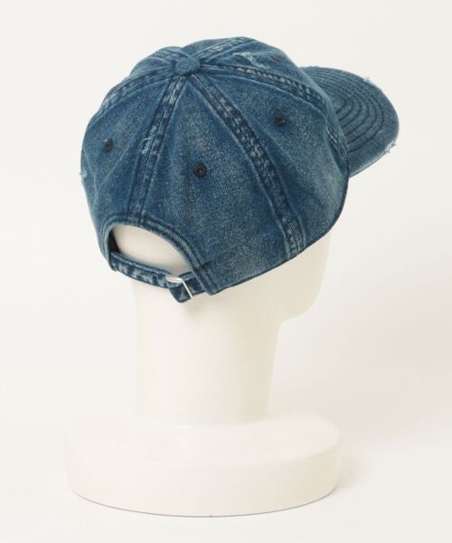 OVERRIDE（オーバーライド）の「Michigan ACID WASHED CAP / カレッジ（キャップ・レディース・ネイビー・57~59cm）」の5枚目の写真