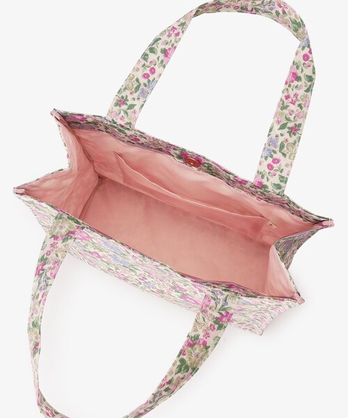 Afternoon Tea（アフタヌーンティー）の「スクエアミニトートバッグ/リバティプリント（トートバッグ・レディース・ネイビー/アイボリー・ONE SIZE）」の7枚目の写真