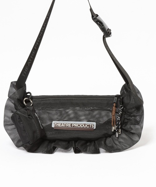 THEATRE PRODUCTS（シアタープロダクツ）の「【THEATRE PRODUCTS】別注メッシュフリルラウンドショルダー（ショルダーバッグ・レディース・オフホワイト/ブラック・FREE）」の17枚目の写真