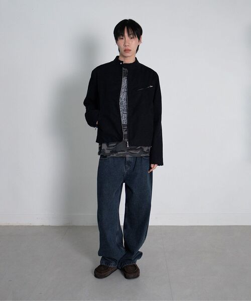 Millo Archive（ミロ アーカイブ）の「リフレクトカーブドパンツ [インクブルー]（デニムパンツ・メンズ・その他・SMALL/MEDIUM/LARGE/X-LARGE）」の7枚目の写真