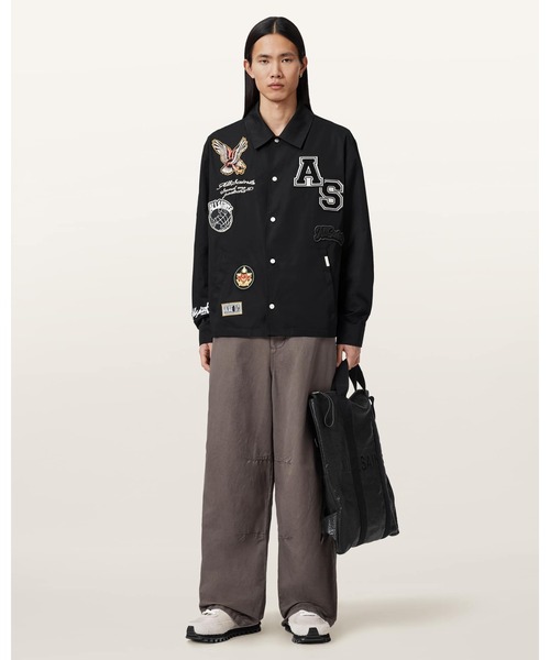 ALLSAINTS(オールセインツ)の「SOUNDMAN PATCH COACH JACKET | SOUNDMAN パッチ コーチ ジャケット(その他アウター・メンズ・ブラック・XS/S/M/L)」の6枚目の写真