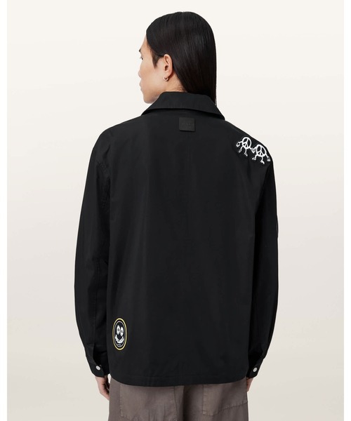 ALLSAINTS(オールセインツ)の「SOUNDMAN PATCH COACH JACKET | SOUNDMAN パッチ コーチ ジャケット(その他アウター・メンズ・ブラック・XS/S/M/L)」の9枚目の写真