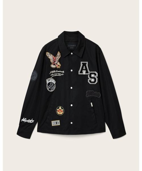 ALLSAINTS(オールセインツ)の「SOUNDMAN PATCH COACH JACKET | SOUNDMAN パッチ コーチ ジャケット(その他アウター・メンズ・ブラック・XS/S/M/L)」の10枚目の写真