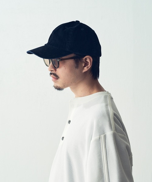 KIJIMA TAKAYUKI（キジマ　タカユキ）の「【KIJIMA TAKAYUKI】flocky printed denim 6panel cap（キャップ・メンズ・ブラック/オリーブ・FREE）」の15枚目の写真