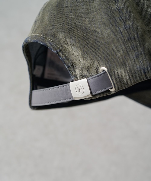 KIJIMA TAKAYUKI（キジマ　タカユキ）の「【KIJIMA TAKAYUKI】flocky printed denim 6panel cap（キャップ・メンズ・ブラック/オリーブ・FREE）」の21枚目の写真