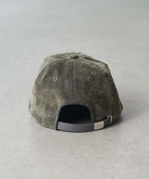 KIJIMA TAKAYUKI（キジマ　タカユキ）の「【KIJIMA TAKAYUKI】flocky printed denim 6panel cap（キャップ・メンズ・ブラック/オリーブ・FREE）」の11枚目の写真