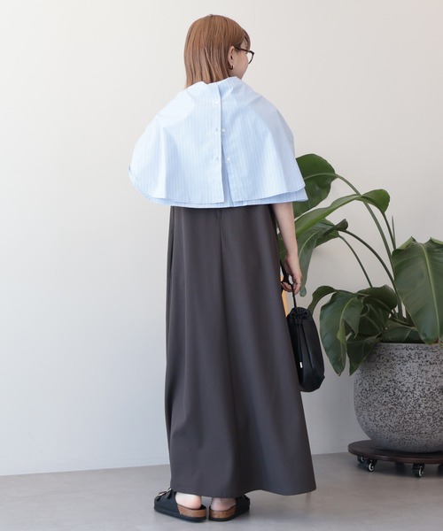 AMERICAN HOLIC(アメリカンホリック)の「【前後2WAY】ZIPジャンスカ(ジャンパースカート・レディース・グレイッシュベージュ/ブラック/チャコールグレー・L/M)」の14枚目の写真