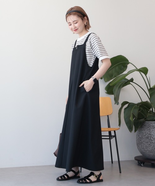 AMERICAN HOLIC(アメリカンホリック)の「【前後2WAY】ZIPジャンスカ(ジャンパースカート・レディース・グレイッシュベージュ/ブラック/チャコールグレー・L/M)」の17枚目の写真