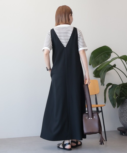 AMERICAN HOLIC(アメリカンホリック)の「【前後2WAY】ZIPジャンスカ(ジャンパースカート・レディース・グレイッシュベージュ/ブラック/チャコールグレー・L/M)」の18枚目の写真