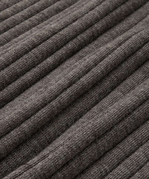 BRANDED（ブランデッド）の「GRACE MERINO WOOL POLO KNIT [MELANGE BROWN]（ニット/セーター・メンズ・その他・MEDIUM/LARGE/X-LARGE）」の5枚目の写真