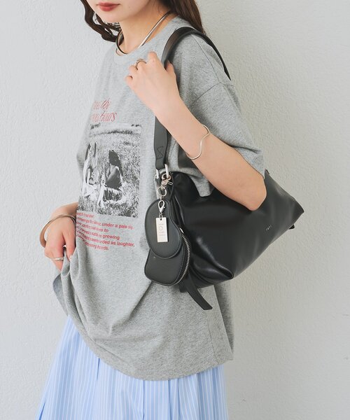 mystic(ミスティック)の「lotiビーンズミラーポーチバッグ(トートバッグ・レディース・ブラウン/ブラック・ONE SIZE)」の4枚目の写真