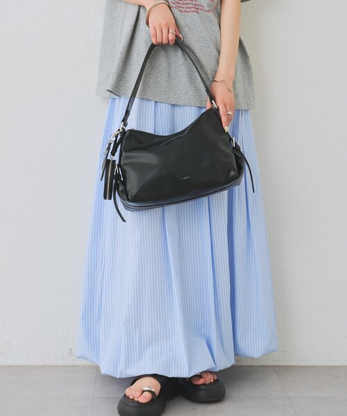 mystic(ミスティック)の「lotiビーンズミラーポーチバッグ(トートバッグ・レディース・ブラウン/ブラック・ONE SIZE)」の6枚目の写真