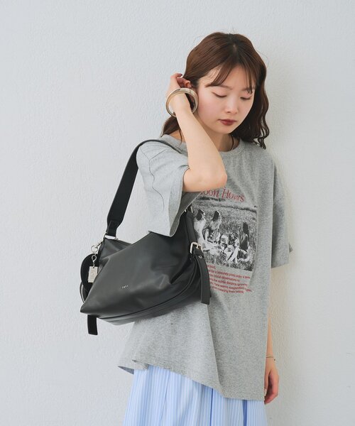 mystic(ミスティック)の「lotiビーンズミラーポーチバッグ(トートバッグ・レディース・ブラウン/ブラック・ONE SIZE)」の9枚目の写真