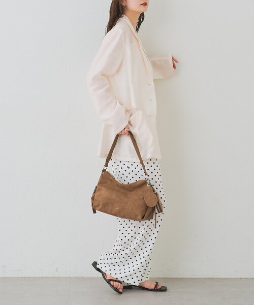 mystic(ミスティック)の「lotiビーンズミラーポーチバッグ(トートバッグ・レディース・ブラウン/ブラック・ONE SIZE)」の3枚目の写真