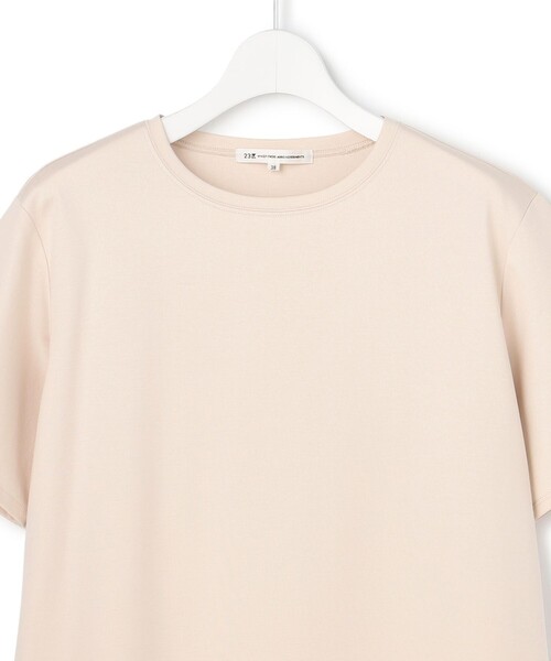 23区 S(ニジュウサンクチイサイサイズ)の「シアーエンブロイダリー キャミソール コンビ Tシャツ(Tシャツ/カットソー・レディース・ベージュ系/ホワイト系/ブラック系・32)」の21枚目の写真