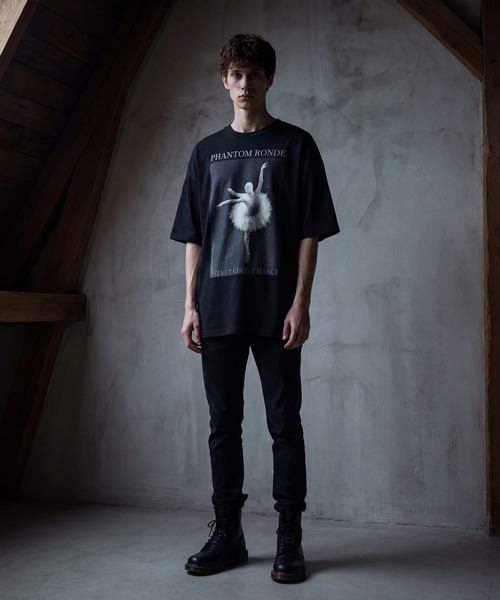 BROTHERHOOD(ブラザーフッド)の「【ROMANTIC DISRUPTION】PHANTOM RONDE Big SS Tee(Tシャツ/カットソー・メンズ・グリーン系その他/ホワイト/ブラック/ブルー系その他・X-LARGE)」の13枚目の写真