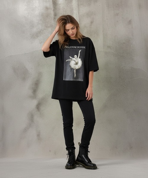BROTHERHOOD(ブラザーフッド)の「【ROMANTIC DISRUPTION】PHANTOM RONDE Big SS Tee(Tシャツ/カットソー・メンズ・グリーン系その他/ホワイト/ブラック/ブルー系その他・X-LARGE)」の14枚目の写真