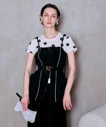 バックオープンプリーツチュニック【MAISON SPECIA Back Open Pleats Tunic/バックオープンプリーツチュニック【MAISON