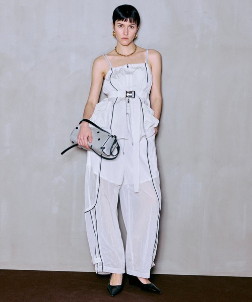 MAISON SPECIAL(メゾンスペシャル)の「【PRE-ORDER】Multiway Sporty Cami Tunic/マルチウェイスポーティキャミチュニック(シャツ/ブラウス・レディース・ホワイト/レッド/ブラック・FREE)」の16枚目の写真