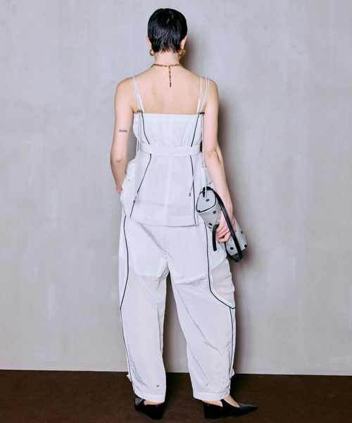 MAISON SPECIAL(メゾンスペシャル)の「【PRE-ORDER】Multiway Sporty Cami Tunic/マルチウェイスポーティキャミチュニック(シャツ/ブラウス・レディース・ホワイト/レッド/ブラック・FREE)」の19枚目の写真