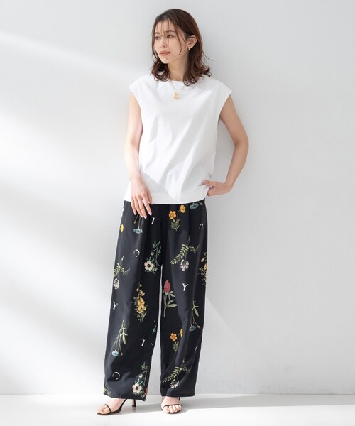 UNTITLED(アンタイトル)の「【TRADITIONAL WEATHERWEAR】ノースリカットソー(Tシャツ/カットソー・レディース・ホワイト/ブラック・02)」の5枚目の写真