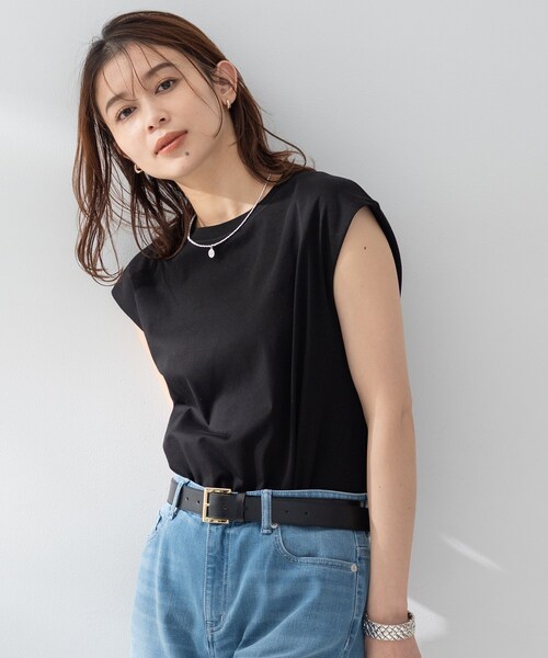 UNTITLED(アンタイトル)の「【TRADITIONAL WEATHERWEAR】ノースリカットソー(Tシャツ/カットソー・レディース・ホワイト/ブラック・02)」の9枚目の写真